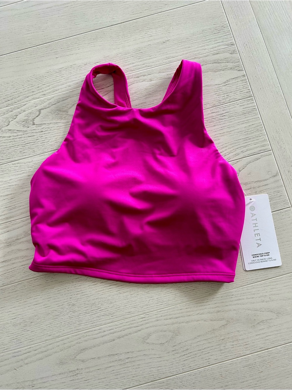 Athleta Conscious Crop Bikini Top D-DD - Picture 2 of 6